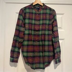 Land’s End Flannel Tunic Top - size 10 NWOT
